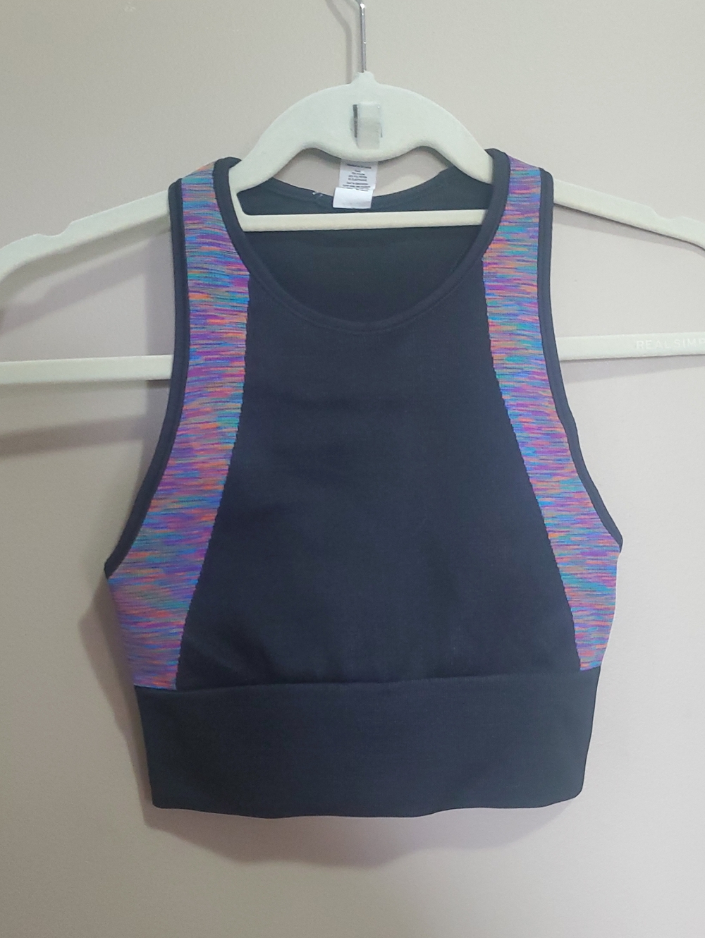 Lululemon Love Revealed Bra In Black/Rainbow Size 4